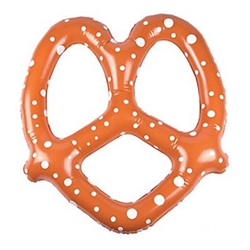The Inflatable Pretzel 24" looks just like a big soft pretzel! A whopping 24 inches tall, it will surely get noticed by your Oktoberfest guests, or draw attention to your pretzel stand! One per package. No returns accepted.