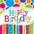 Bright and Bold Happy Birthday Beverage Napkins (16/pkg)