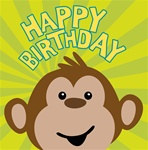 Monkeyin' Around Happy Birthday Lunch Napkins