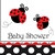 Ladybug Baby Shower Lunch Napkins (16/pkg)