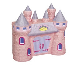 Pink Princess Castle Pinata