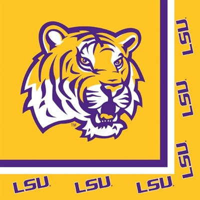 Louisiana State University Lunch Napkins (20/pkg)