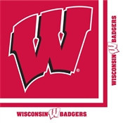 University of Wisconsin Lunch Napkins (20/pkg)