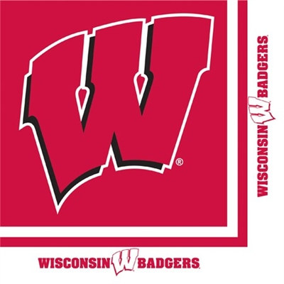 University of Wisconsin Lunch Napkins (20/pkg)