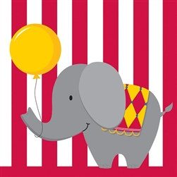 Circus Time! Lunch Napkins (16/pkg)