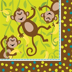 Monkeyin' Around Lunch Napkins