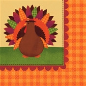 Turkey Dinner Lunch Napkins (36/pkg)