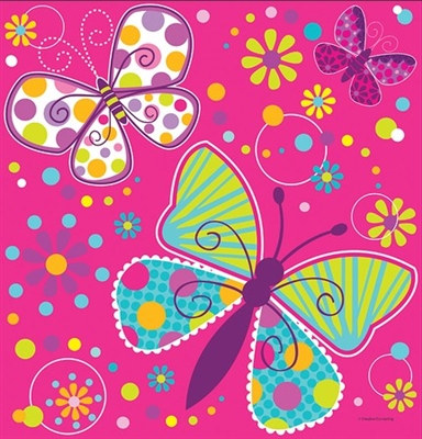 Butterfly Birthday Tablecover