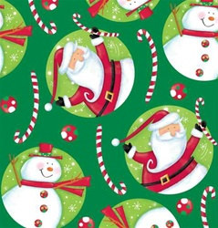 Polka Dot Christmas Plastic Tablecover