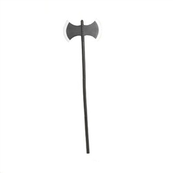 Guests and game players will know you're serious when they see you wielding this realistic looking, collapsible battle-axe.