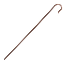 Whether you need an accessory for Little Bo Peep, or a Nativity Scene, the Plastic Shepherd Staff will complete your character! Made of brown plastic with a wood grain design, this 58 inch staff collapses for easy storage. One per package.