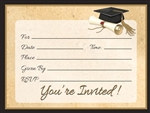 Sophisticated Grad Invitations (8/pkg)