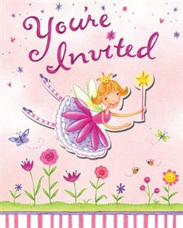 Garden Fairy Invitations (8/pkg)
