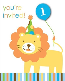 Boy Sweet At One Invitations (8/pkg)