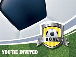 Soccer Party Invitations