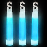 Choose Blue or pick your favorite color and get a package of (12) 4-inch glow sticks. Each glow stick comes with a separate string so you can hang them or wear them as a necklace. Simple snap the stick to activate the glow.