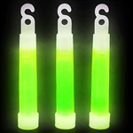 Choose Green or pick your favorite color and get a package of (12) 4-inch glow sticks. Each glow stick comes with a separate string so you can hang them or wear them as a necklace. Simple snap the stick to activate the glow.