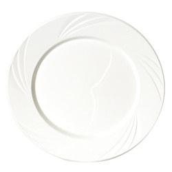 White Plastic Dinner Plate (15/pkg)