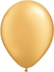 Gold Latex Balloons (100/pkg)
