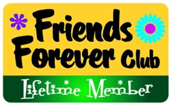 Friends Forever Club Plastic Pocket Card (1/Pkg)