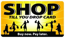 Shop Til You Drop Plastic Pocket Card (1/Pkg)
