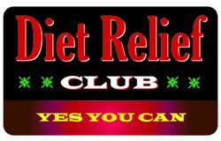 Diet Relief Club Plastic Pocket Card (1/Pkg)