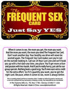 The Frequent Sex Card Pocket Cards