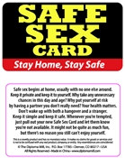 Safe Sex Card Pocket Cards
