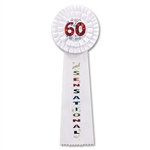 60 and Sensational Deluxe Rosette Ribbon