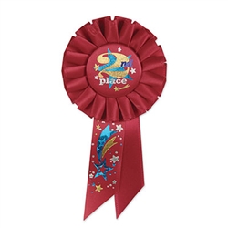 2nd Place Rosette Ribbon