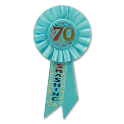 70 and Smashing Rosette Ribbon