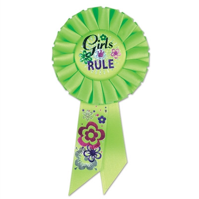 Girls Rule Rosette Ribbon