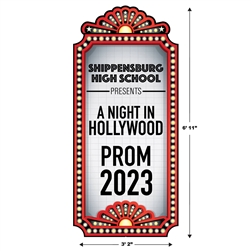 Red Carpet Prom Customizable Stand-Up