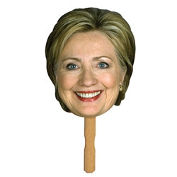 Democratic Candidate Mask on a Stick