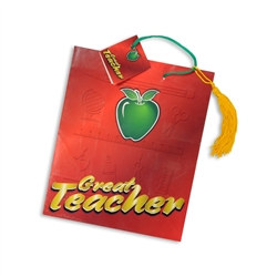Great Teacher Tassel Gift Tote