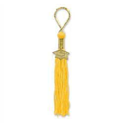 Gold Tassel Key Chain