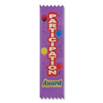 Participation Award Value Pack Ribbons (10/Pkg)