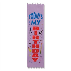 Today's My Birthday Value Pack Ribbons (10/Pkg)