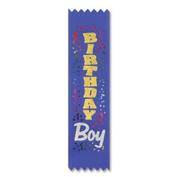 Birthday Boy Value Pack Ribbons (10/Pkg)