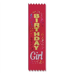Birthday Girl Value Pack Ribbons (10/Pkg)