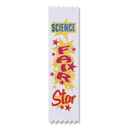 Science Fair Star Value Pack Ribbons (10/Pkg)