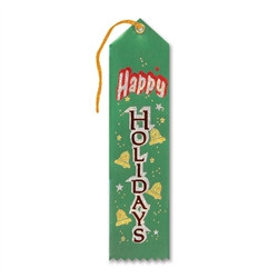 Happy Holidays Award Ribbon