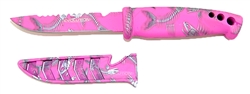 Evolution 4" Bait Knife/Utility Knife Pink Reaper