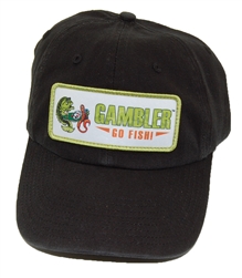Richardson R55 Gambler Black Patch Hat