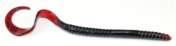 10" Ribbon Tail Plum Blue Glitter