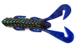 Burner Craw June Bug Blue Tail