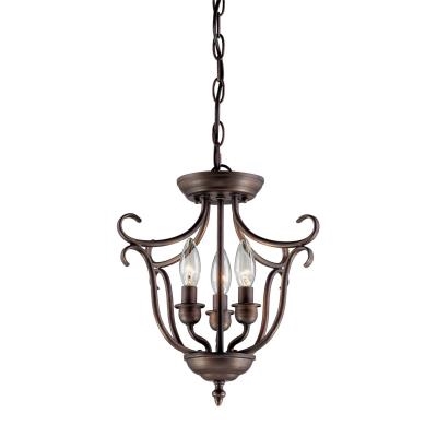 Millennium Fulton 3 Light Dual Mount Pendant