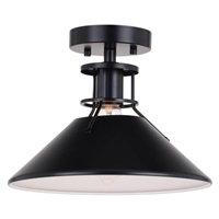 Vaxcel - Canton - 1 Light Semi-Flush Mount