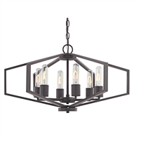 Dolan Designs Hexagon Chandelier- 1145-78