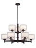 Dolan Designs Double Organza Chandelier- 1272